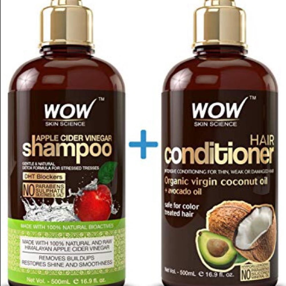 Wow! Apple Cider Vinegar Shampoo and Conditioner